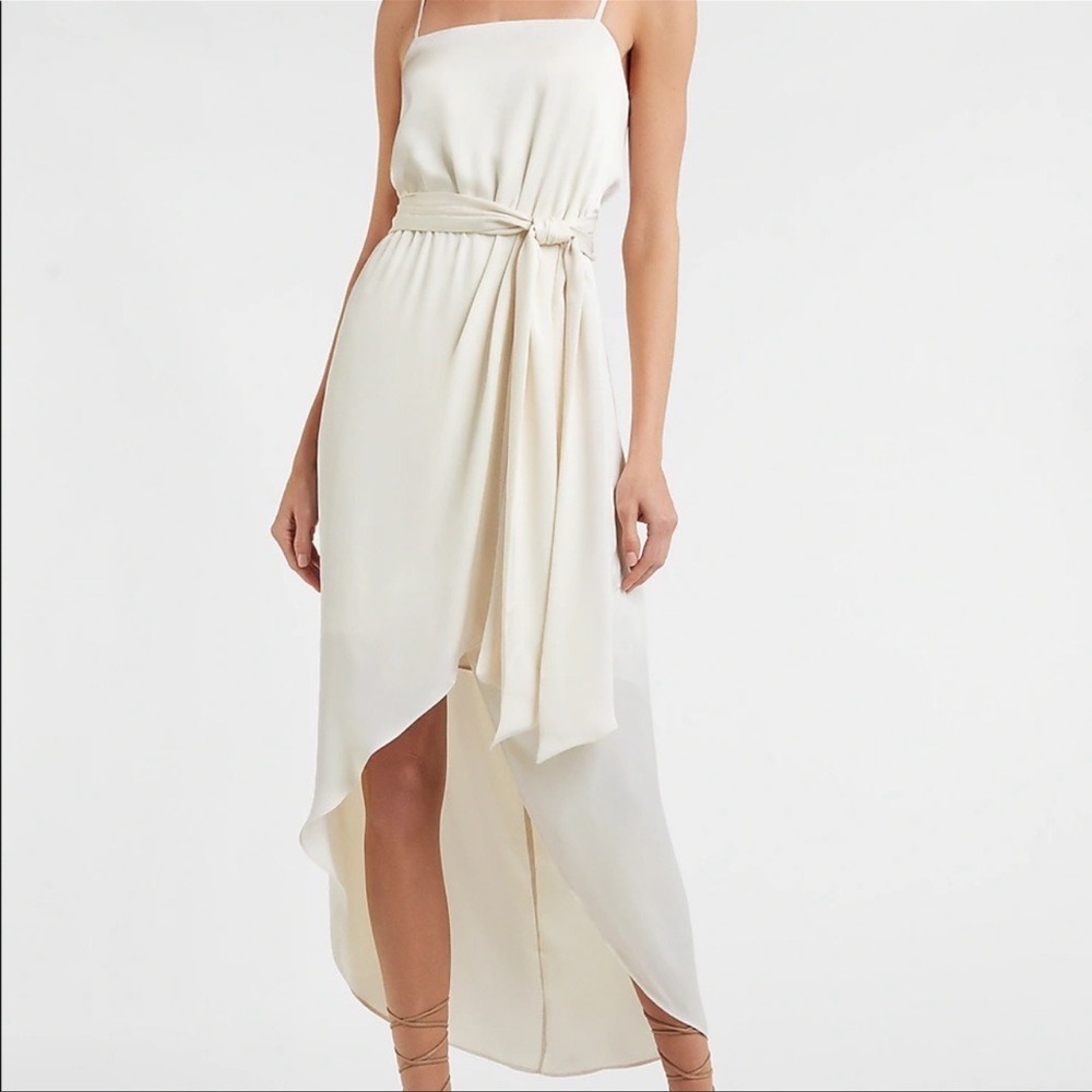 Express Satin Hi-Low Maxi Dress- Medium